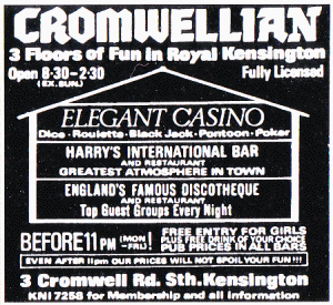 Cromwellian Ad.