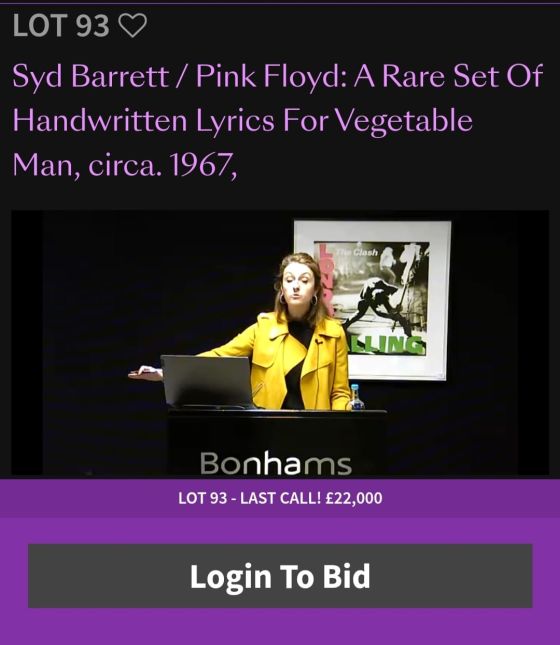 Bonhams Online Auction